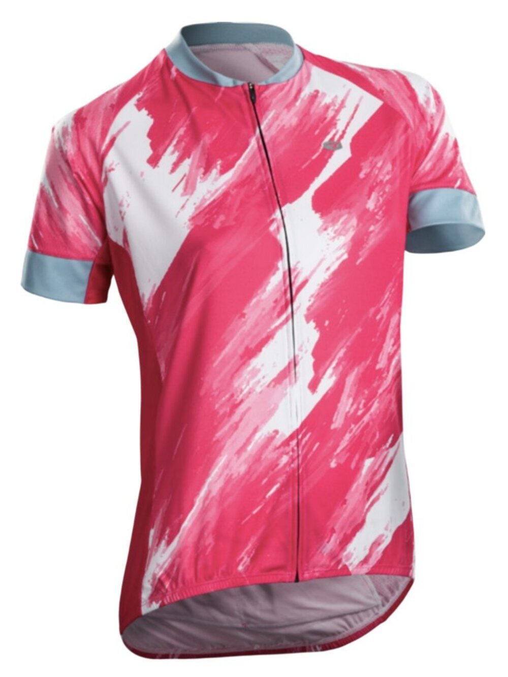 SUGOI Pink White Evolution Zap Cycling Jersey Full Zip Reflective Bike Jersey S - Picture 1 of 13